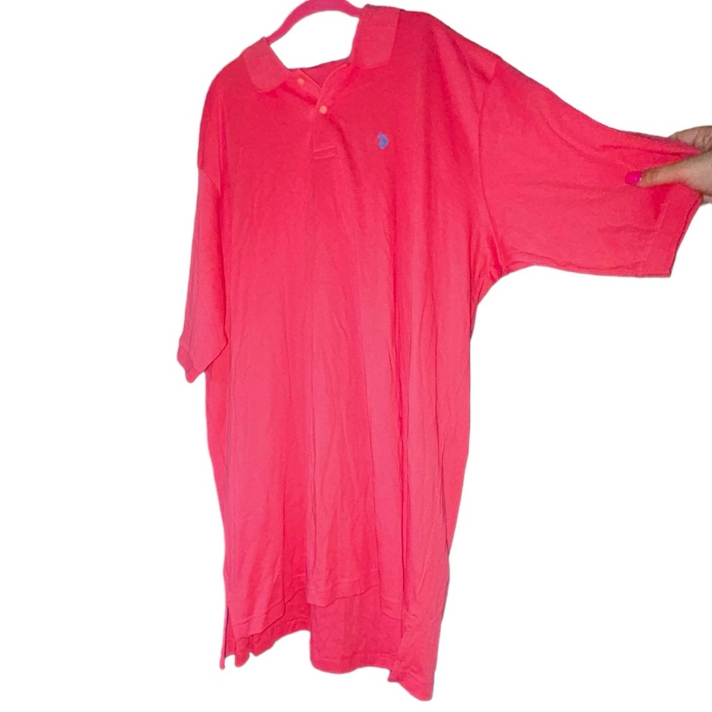 U.S. Polo Big and Tall Coral Polo NWT - Picture 2 of 4